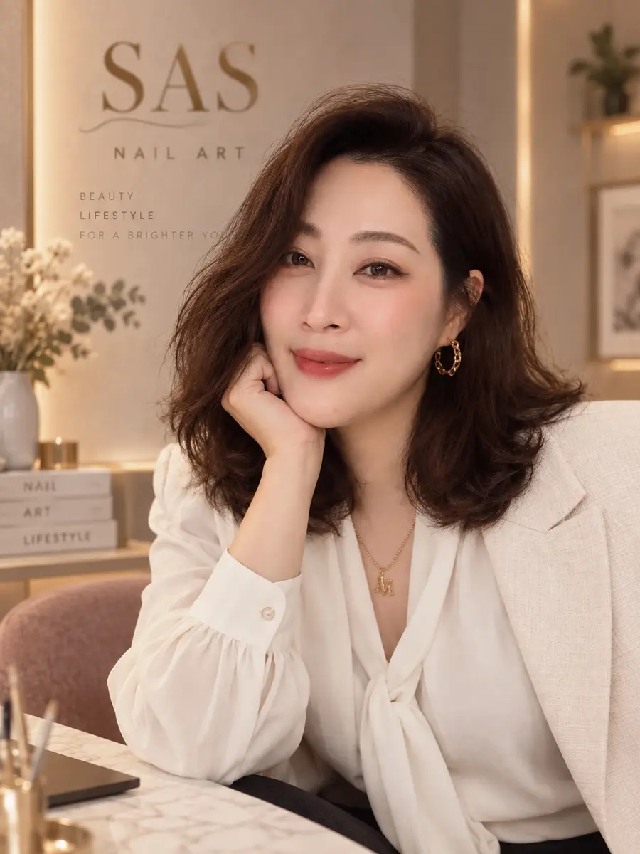你的靈魂美甲師小梅專業形象照